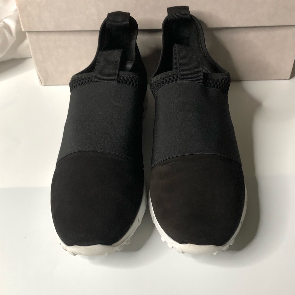 Jimmy Choo Black Slip-On Mens Sneakers Size 9.5 - Picture 3 of 9